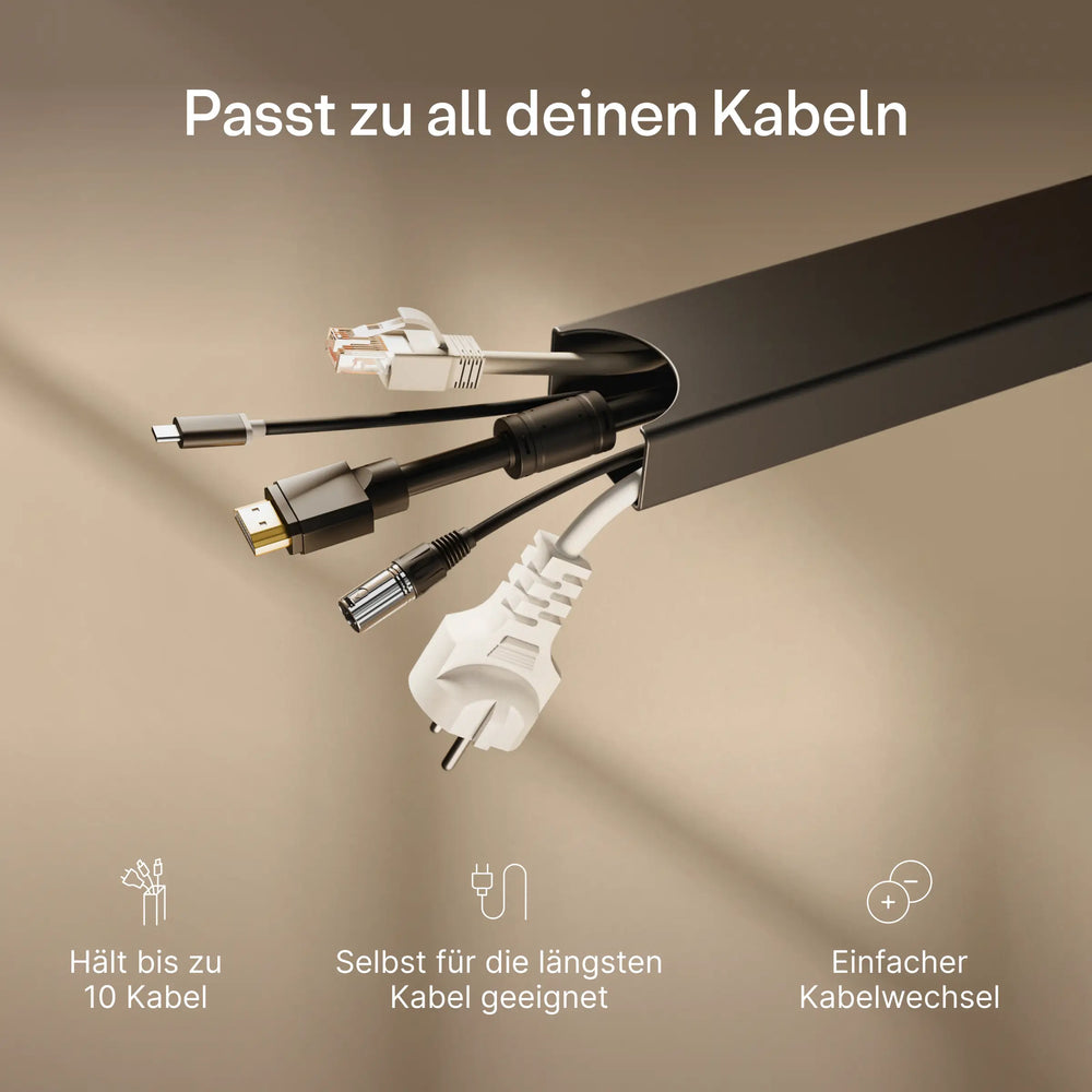 Magnetischer Kabelkanal