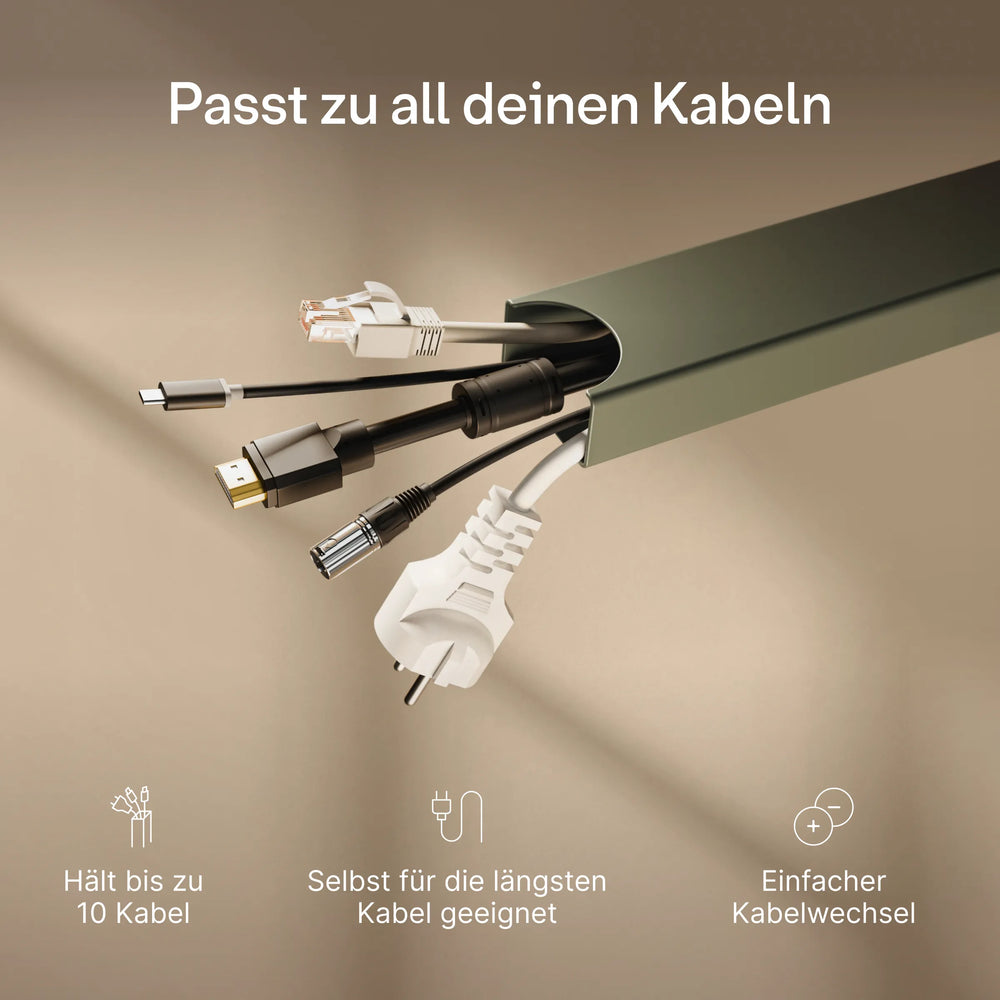 Magnetischer Kabelkanal