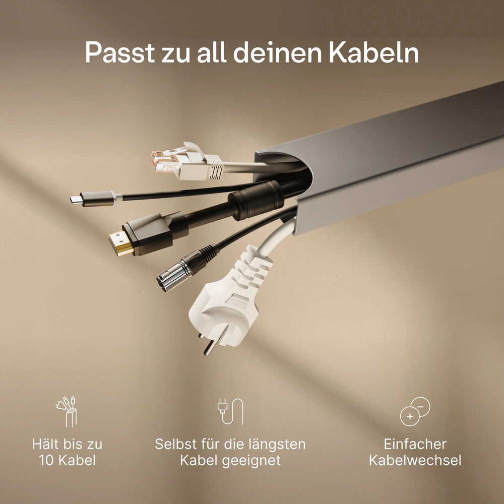 Magnetischer Kabelkanal