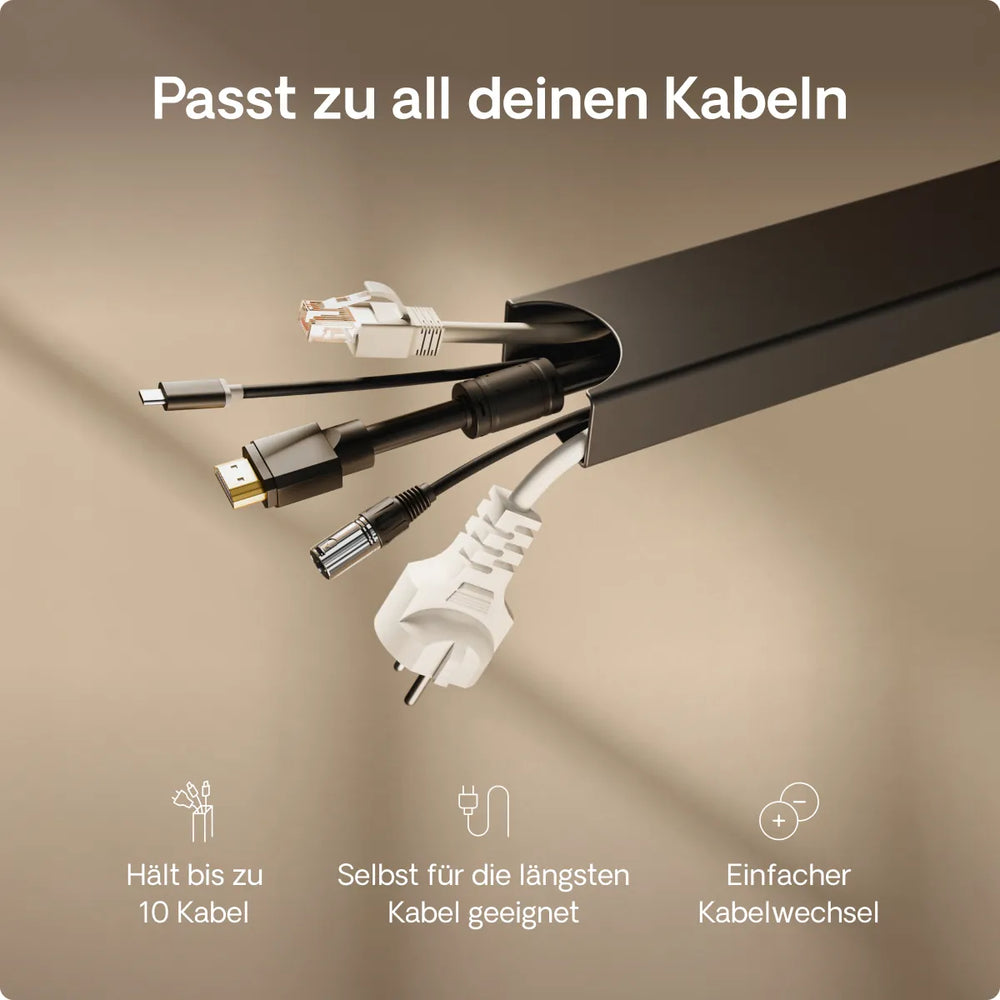 Magnetischer Kabelkanal