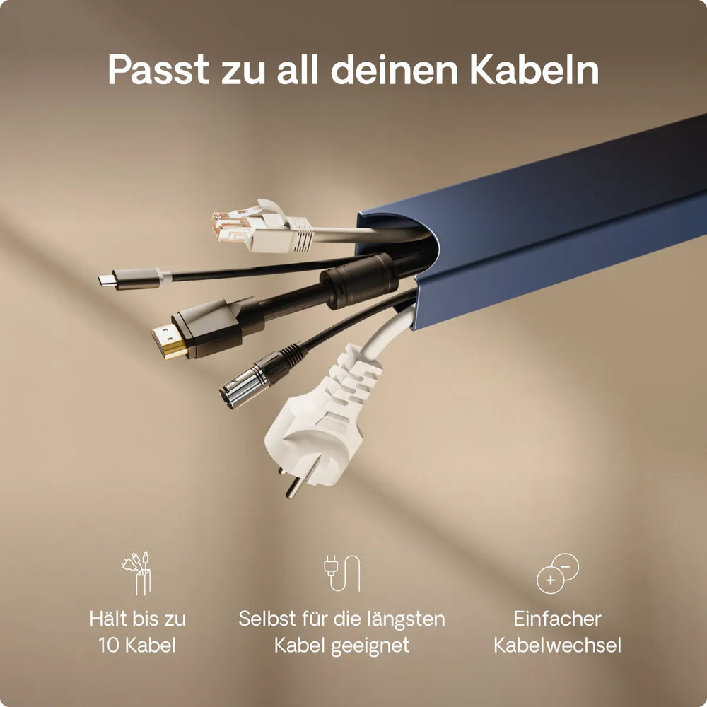 Magnetischer Kabelkanal
