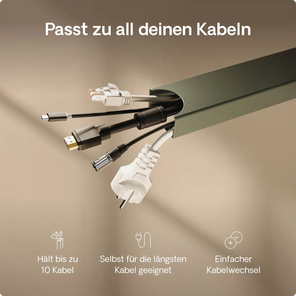 Magnetischer Kabelkanal
