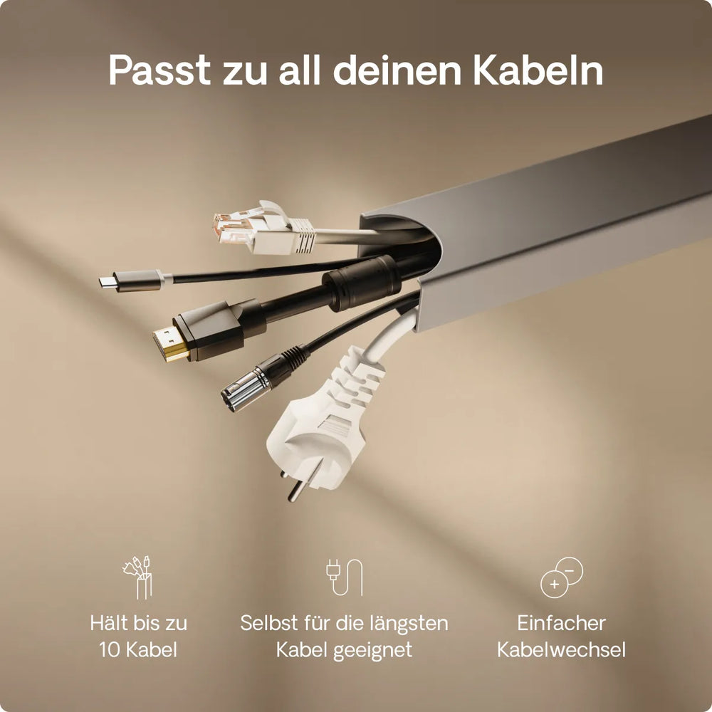 Magnetischer Kabelkanal