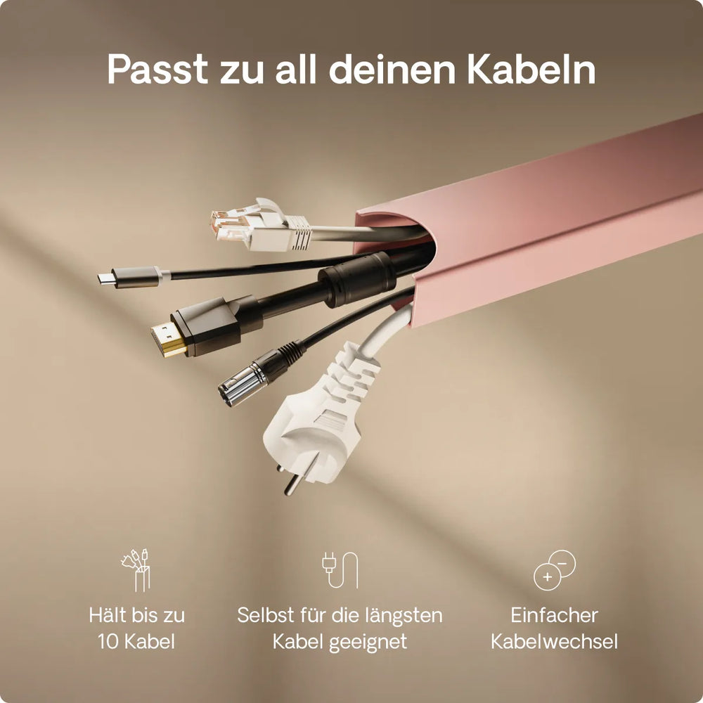 Magnetischer Kabelkanal