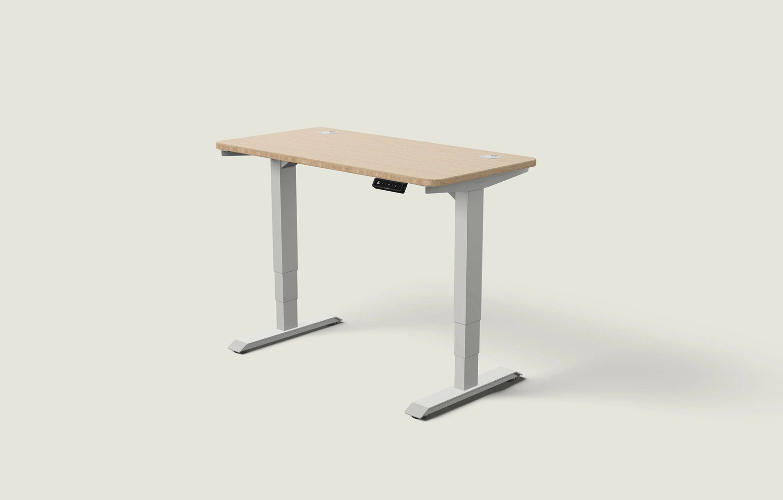 Grau / Bambus / 120x60 cm