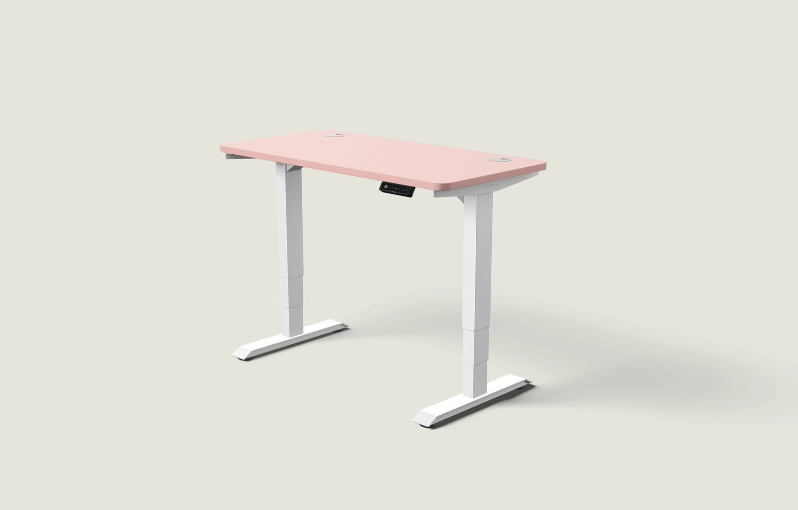 Weiß / Gedecktes Rosa / 120x60 cm