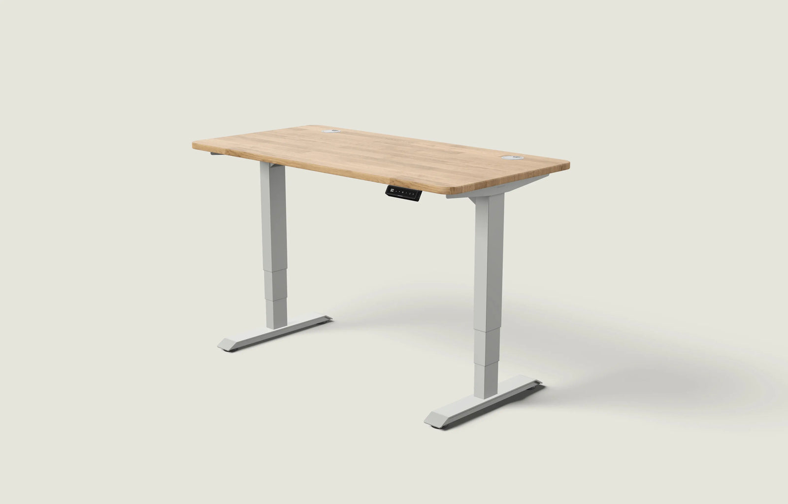Grau / Massiv Eiche / 140x70 cm
