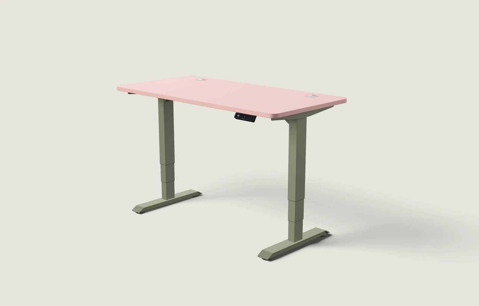 Olivgrün / Gedecktes Rosa / 140x70 cm