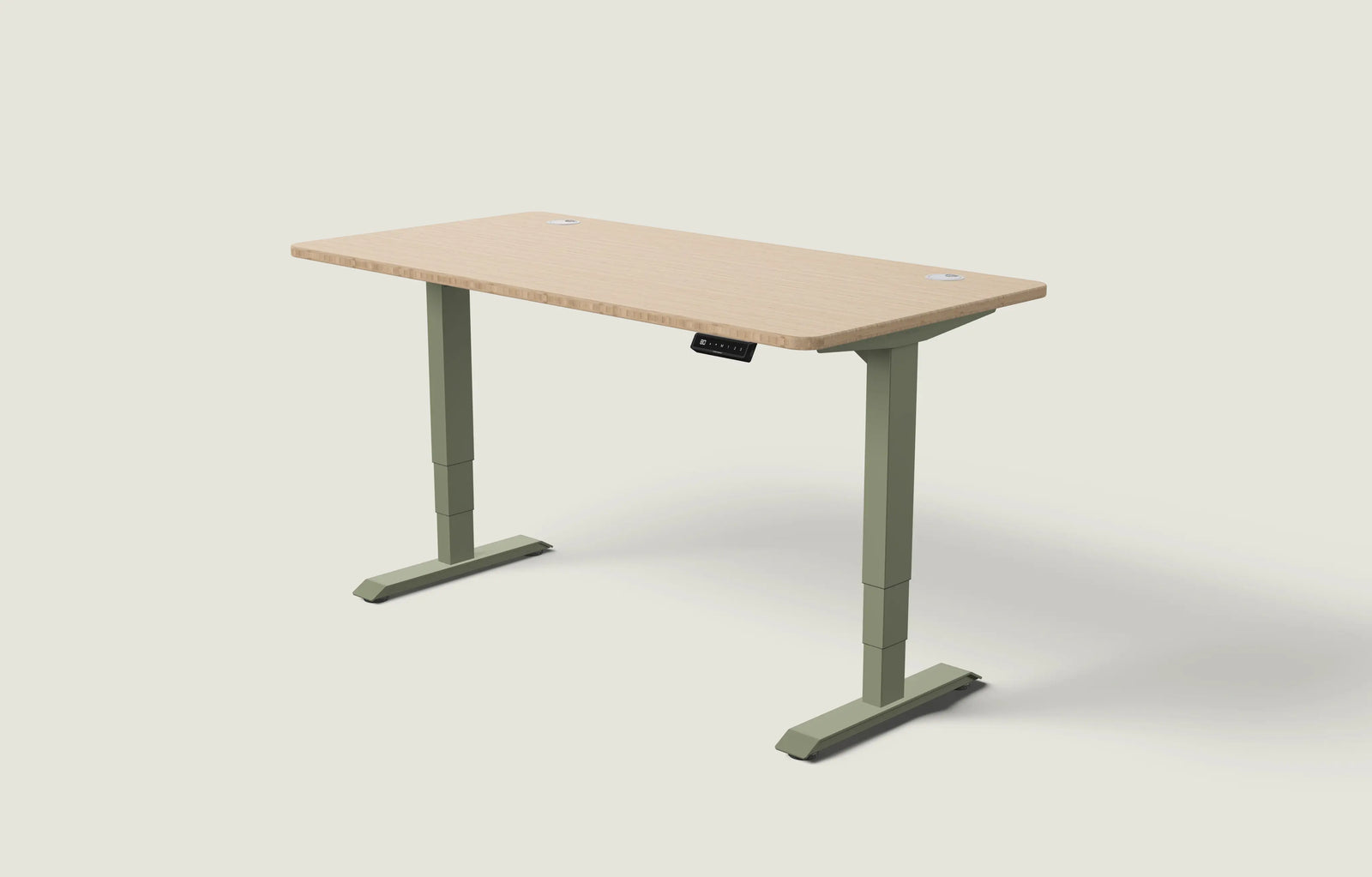 Olivgrün / Bambus / 160x80 cm