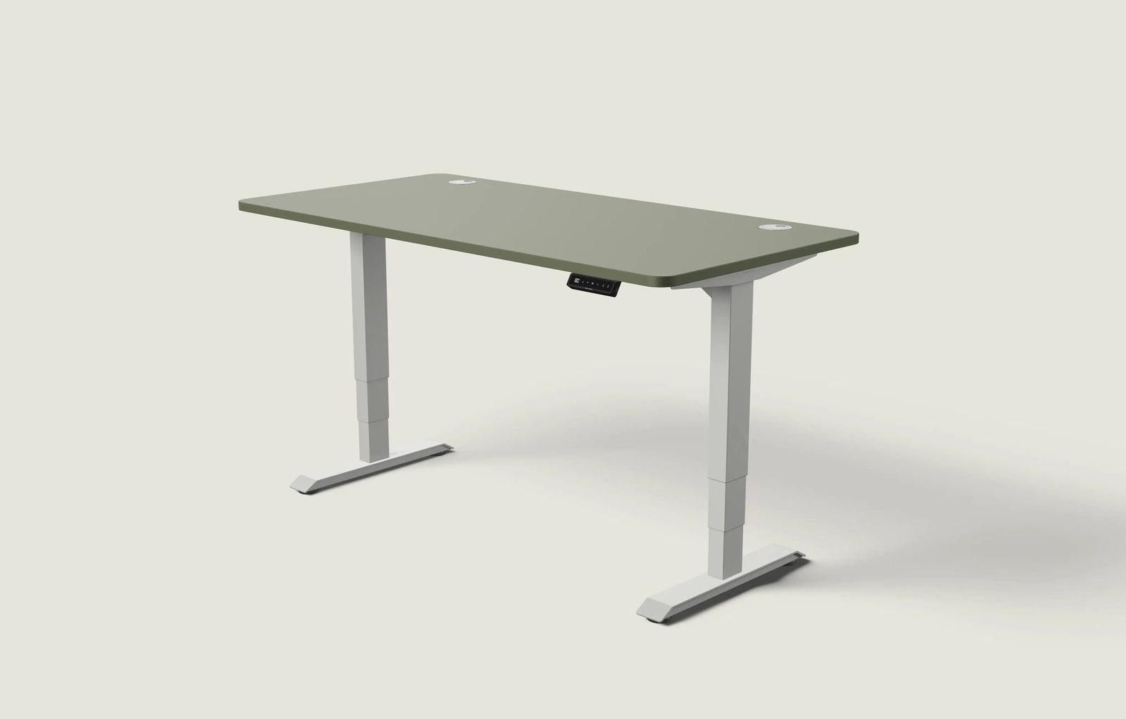 Grau / Olivgrün / 160x80 cm