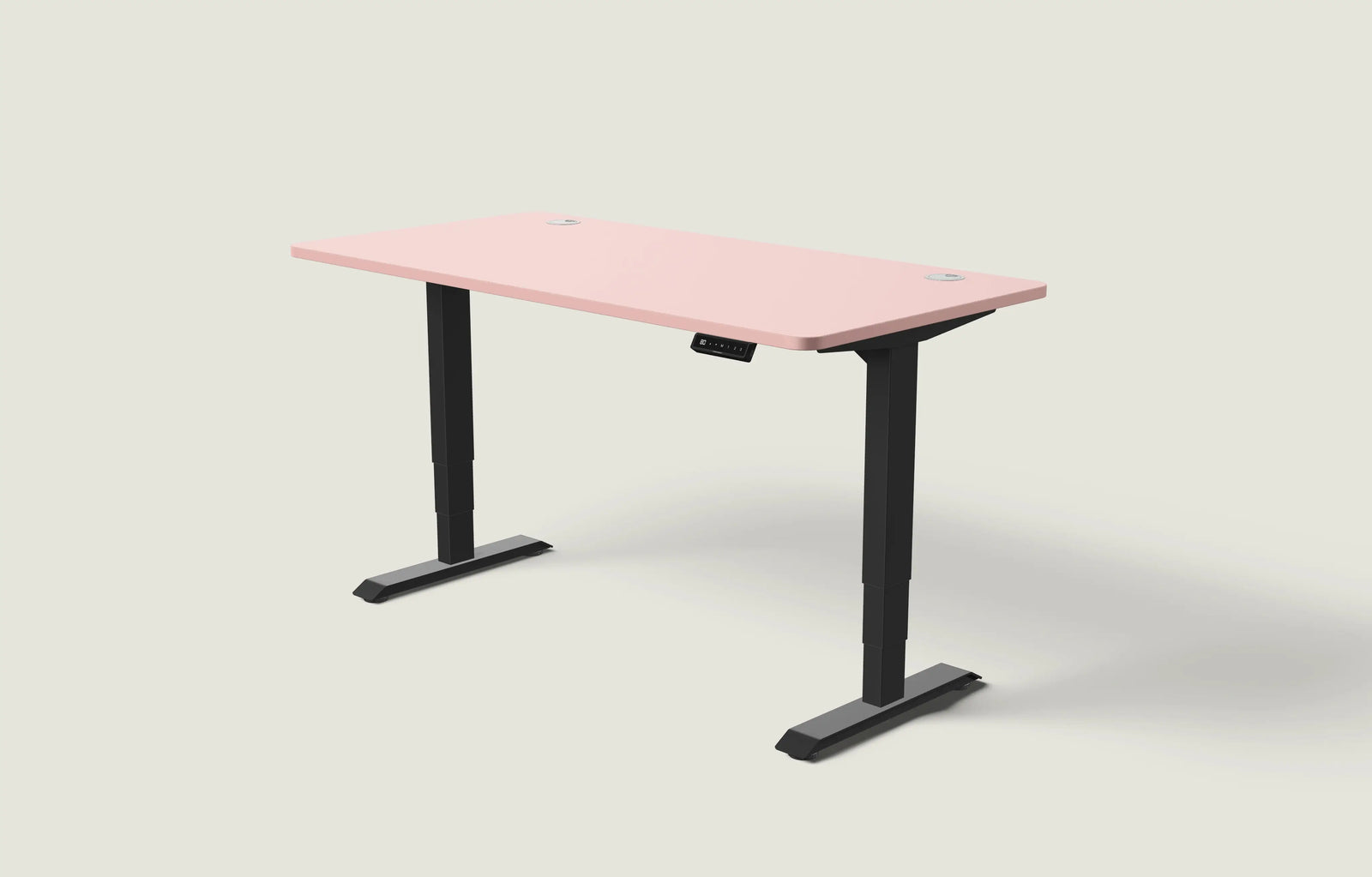 Schwarz / Gedecktes Rosa / 160x80 cm