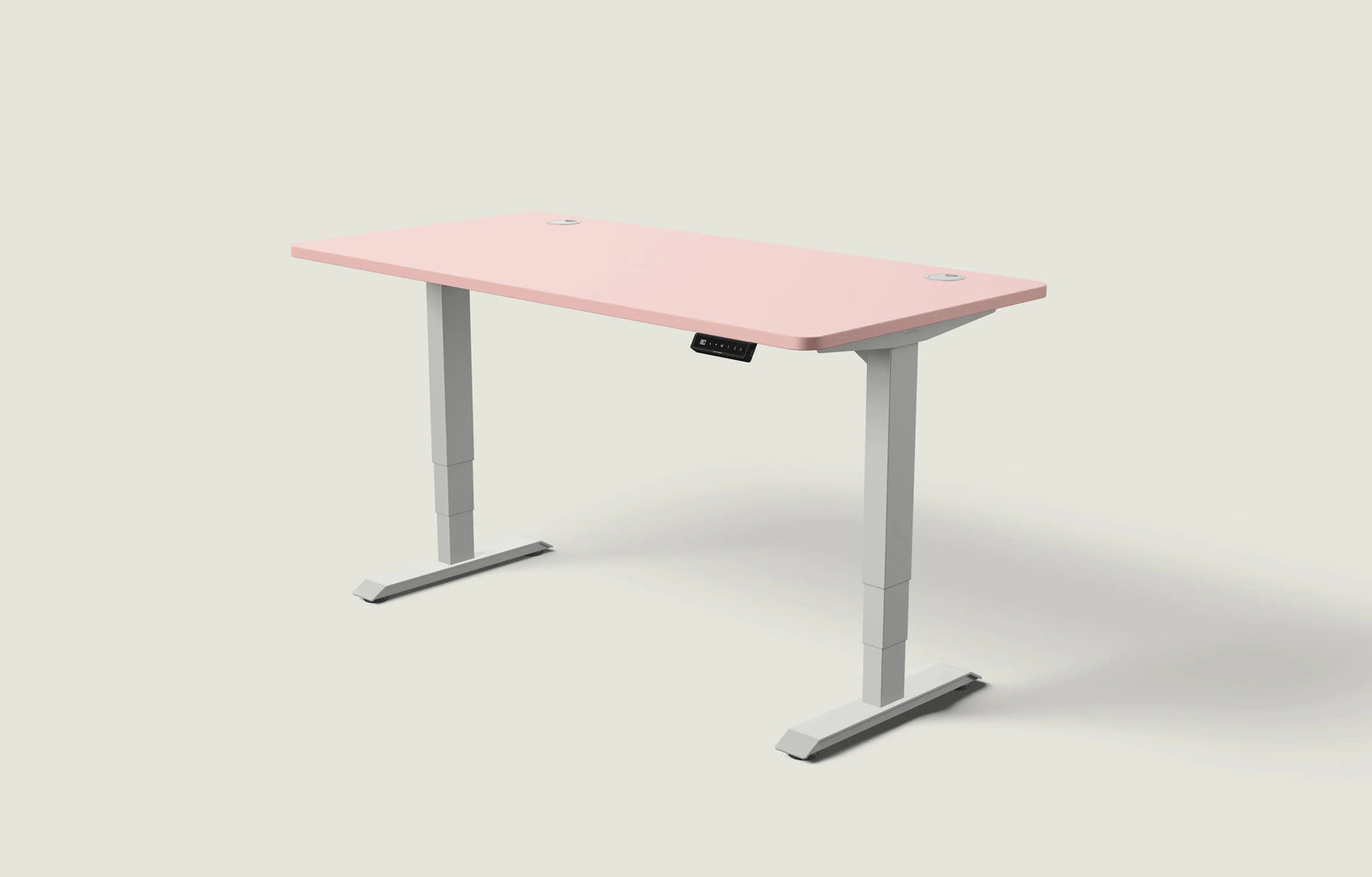 Grau / Gedecktes Rosa / 160x80 cm