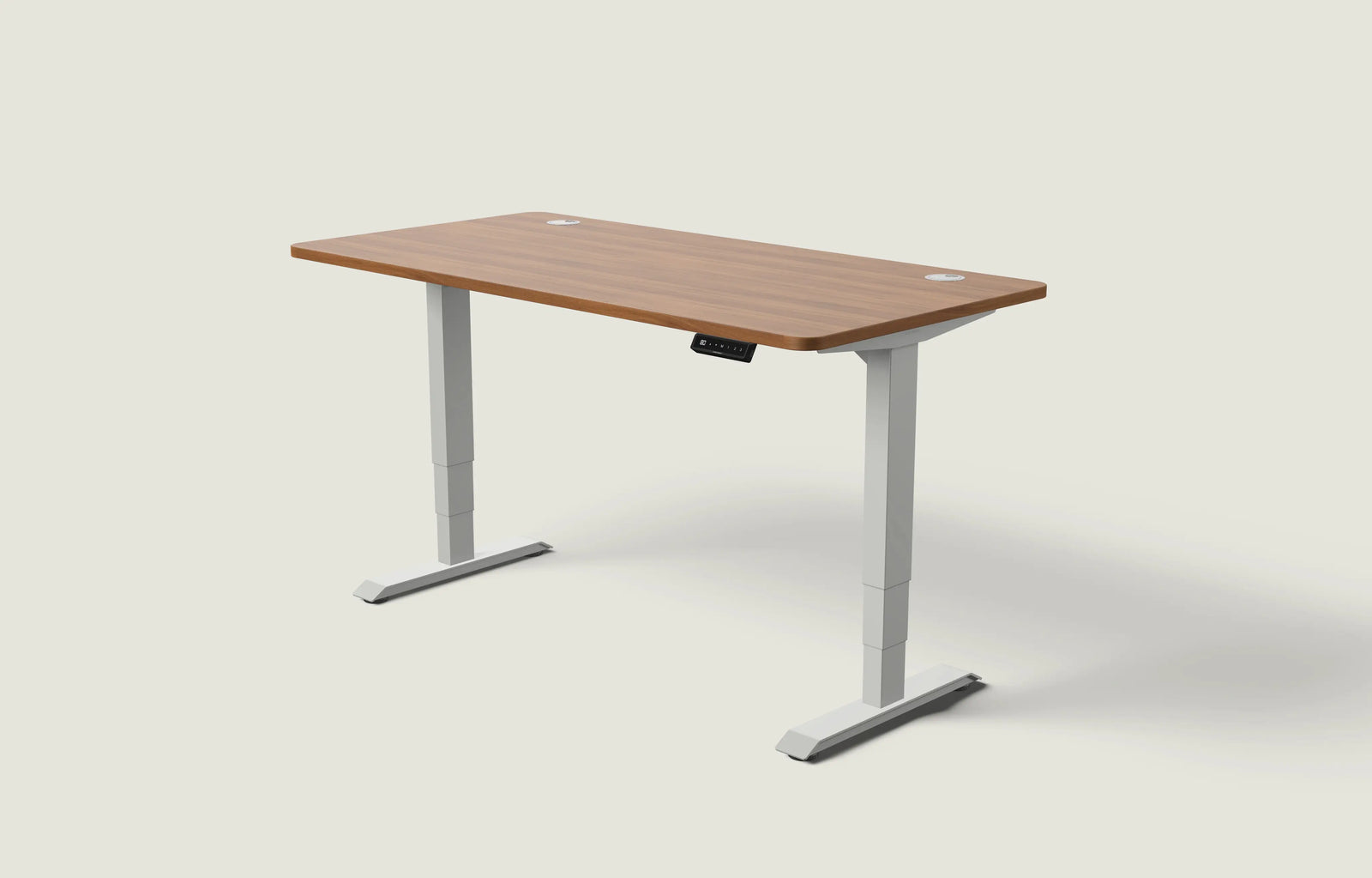 Grau / Walnuss / 160x80 cm
