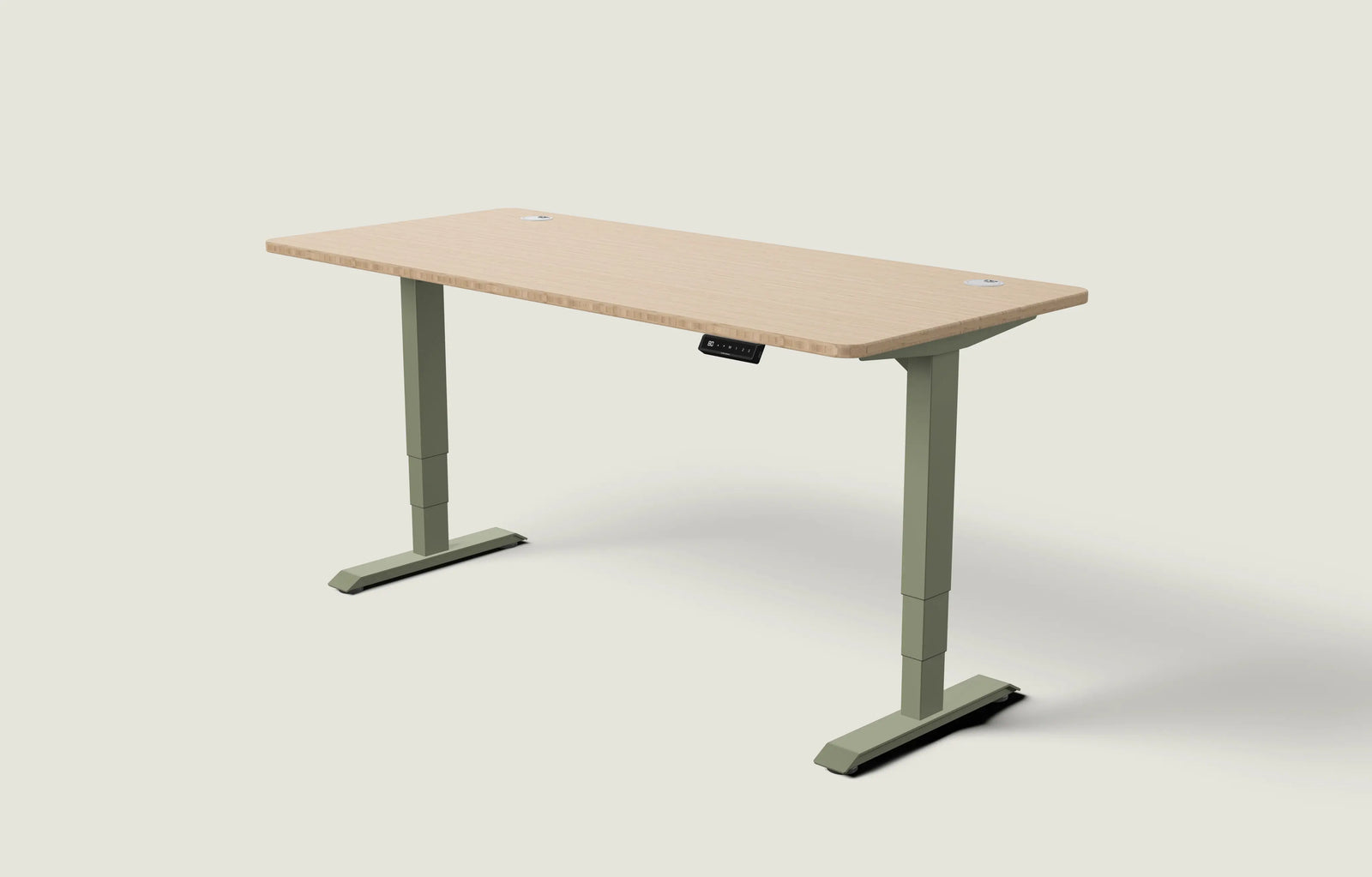 Olivgrün / Bambus / 180x80 cm