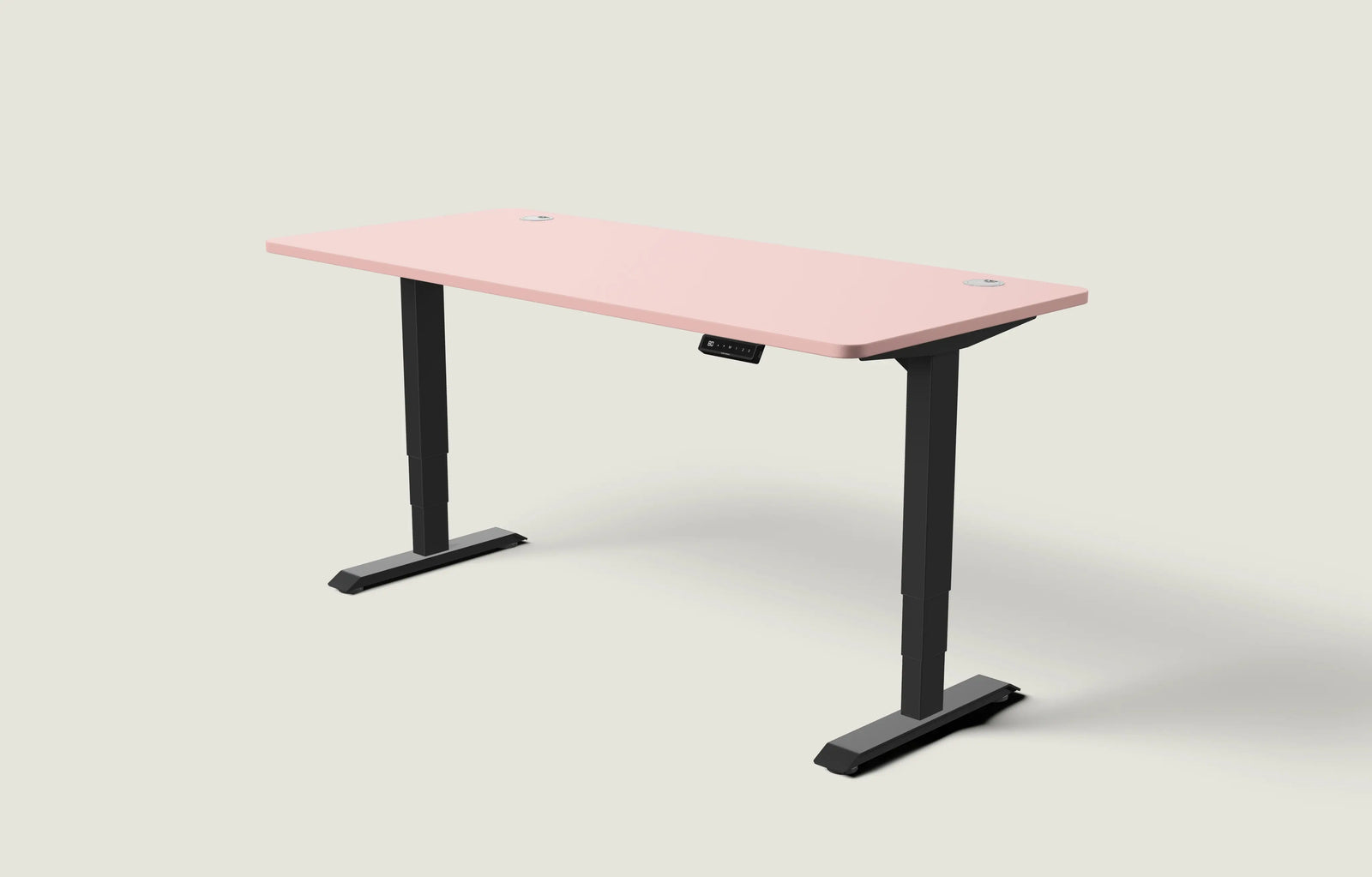 Schwarz / Gedecktes Rosa / 180x80 cm