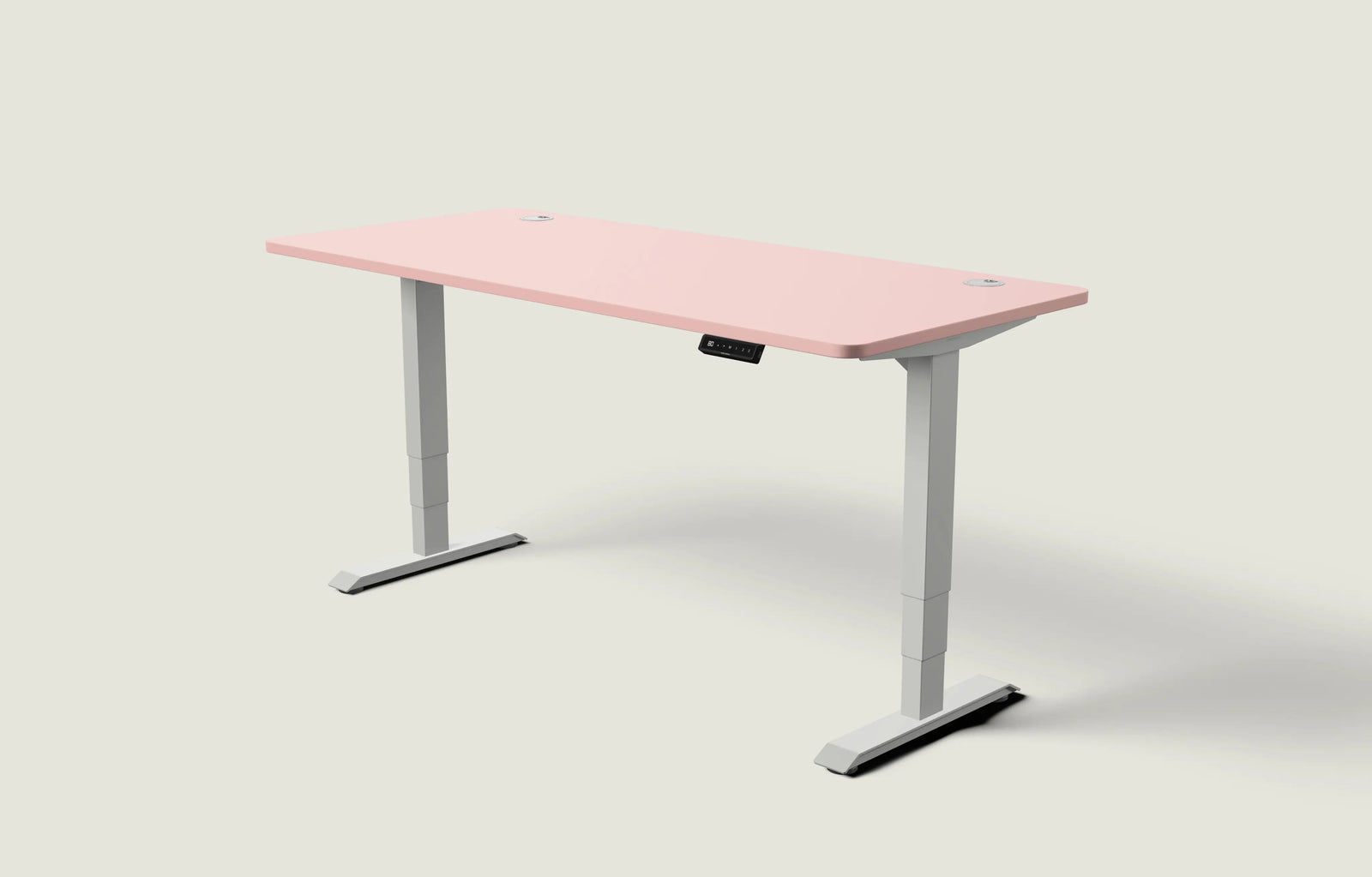 Grau / Gedecktes Rosa / 180x80 cm