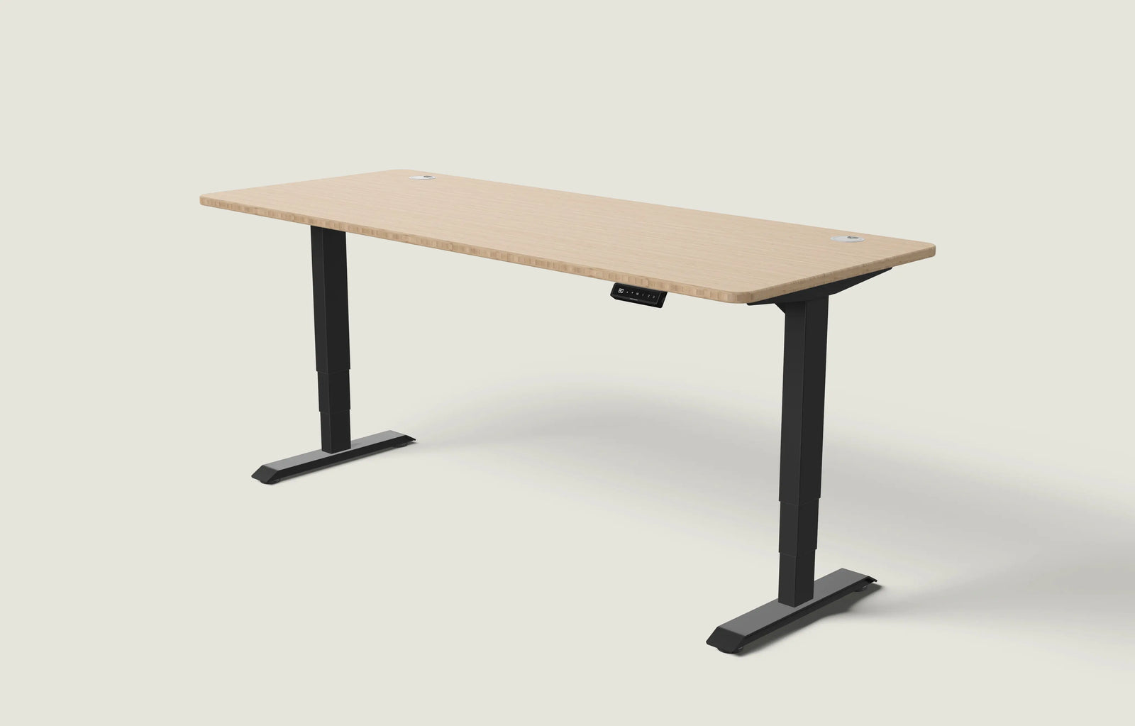 Schwarz / Bambus / 200x80 cm