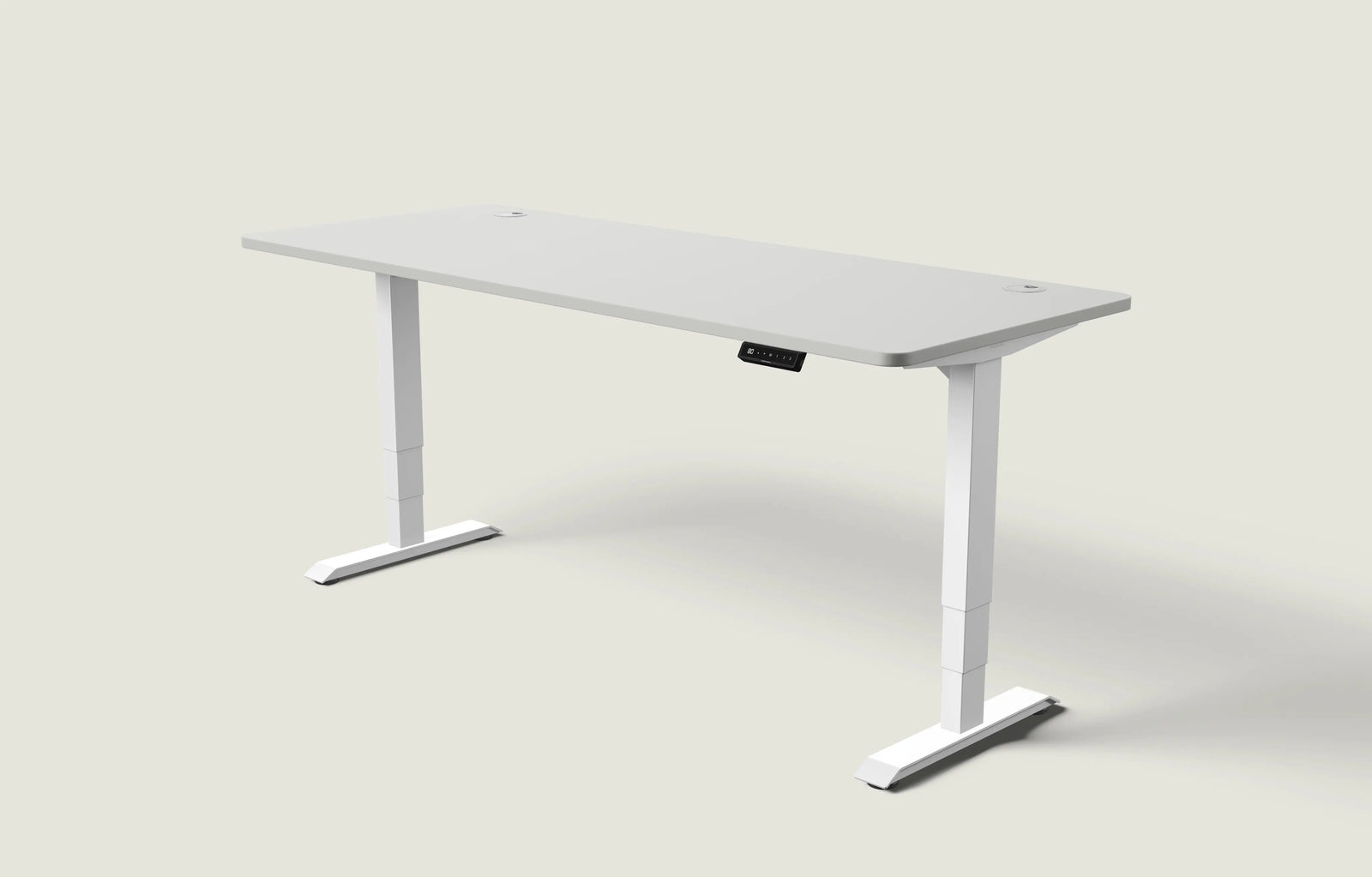 Weiß / Grau / 200x80 cm