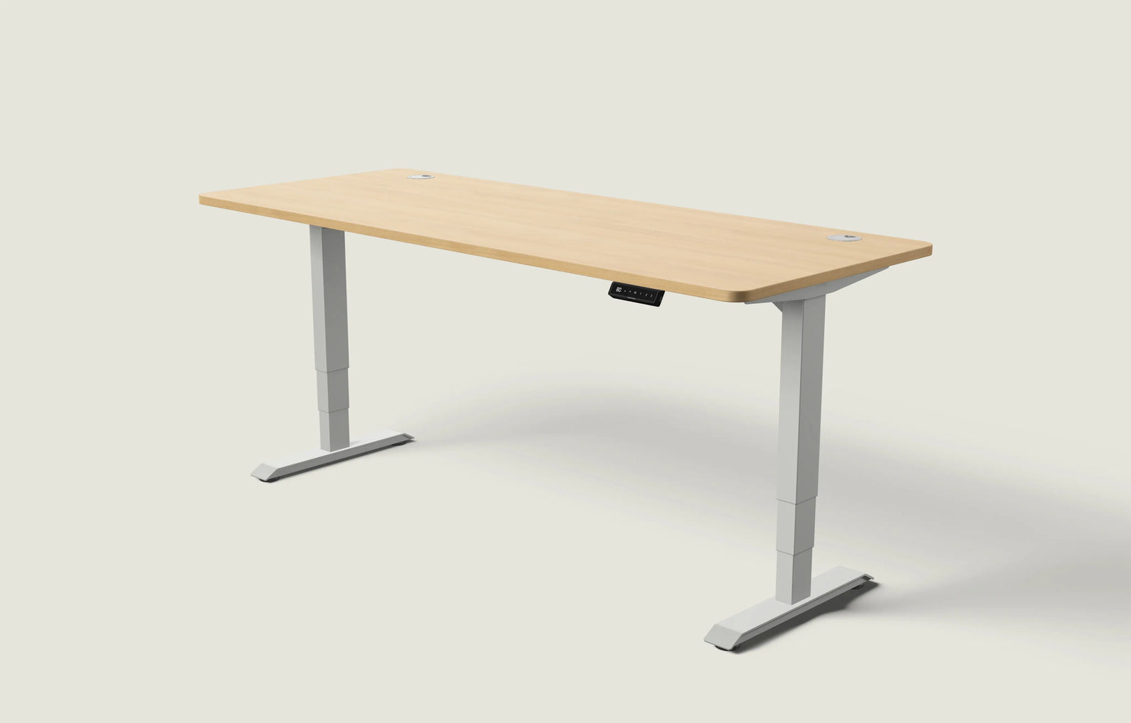 Grau / Eiche / 200x80 cm