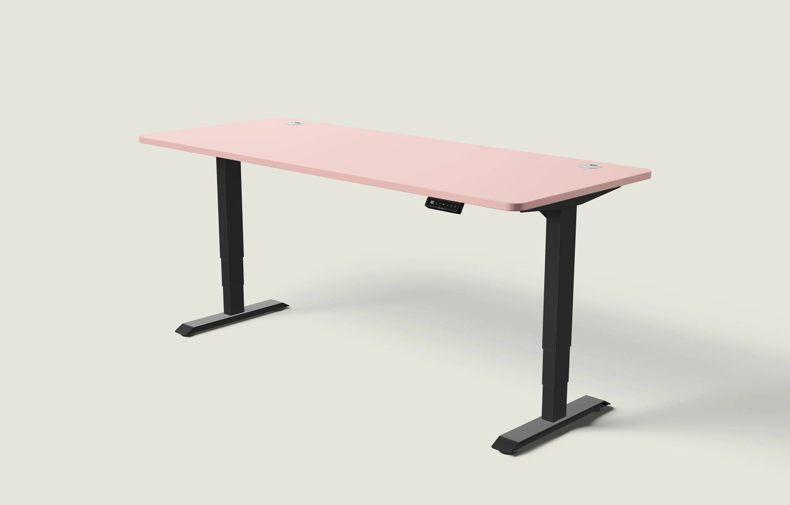 Schwarz / Gedecktes Rosa / 200x80 cm