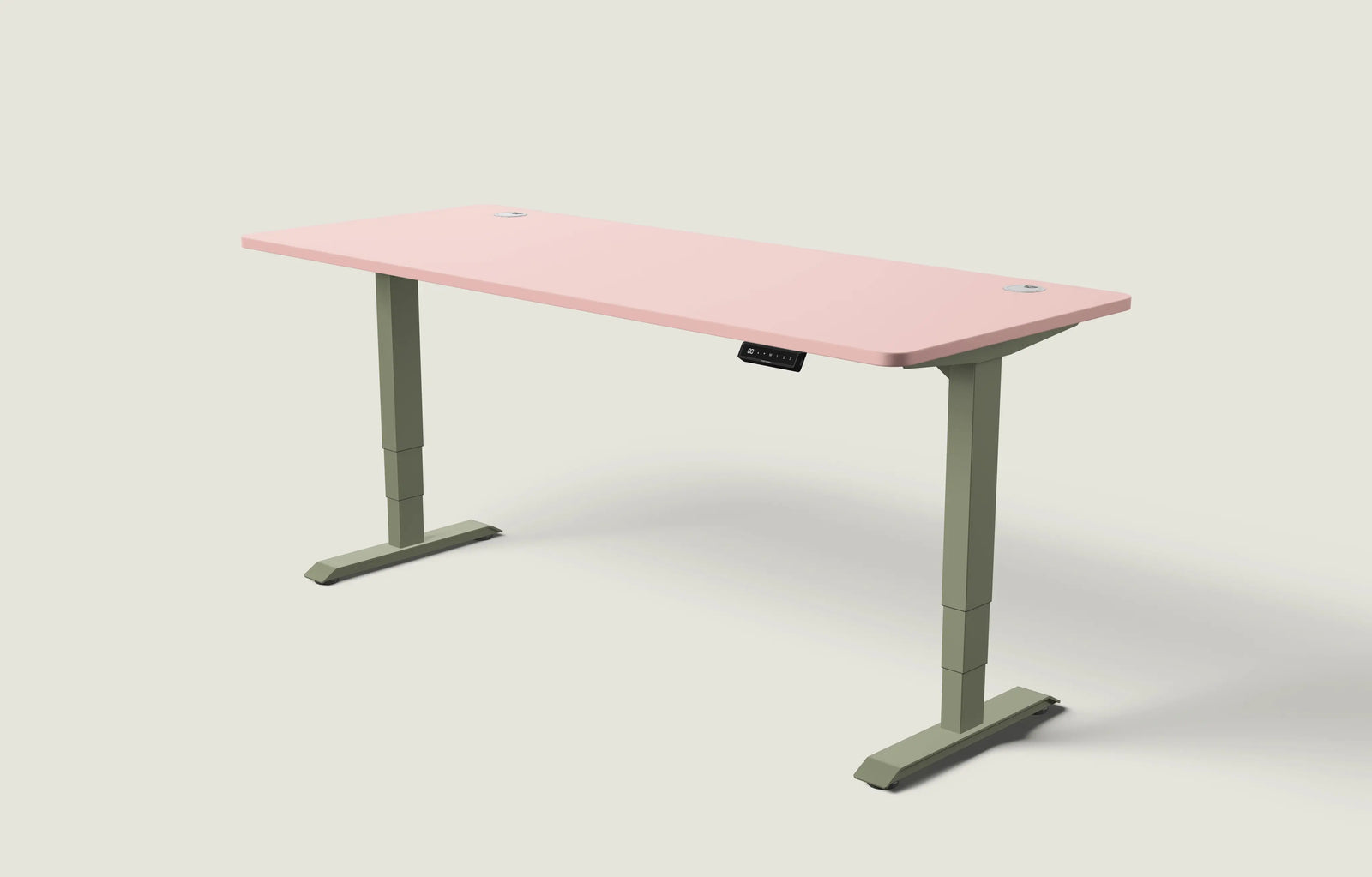 Olivgrün / Gedecktes Rosa / 200x80 cm