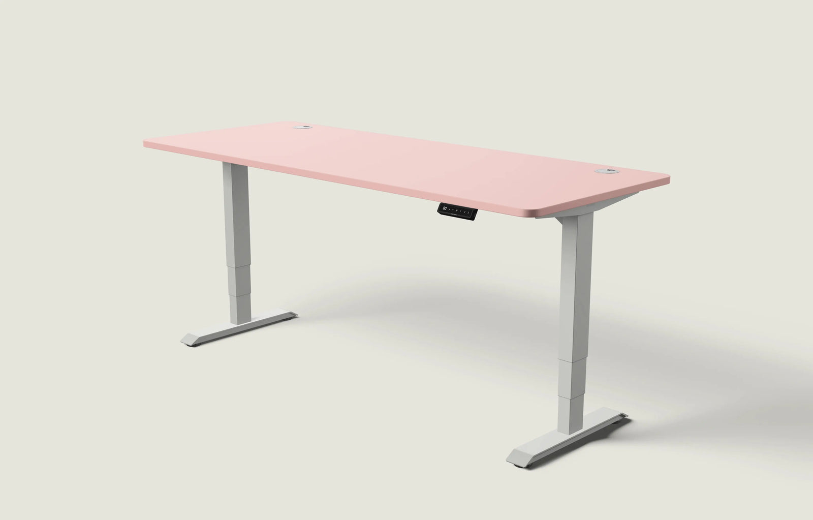 Grau / Gedecktes Rosa / 200x80 cm