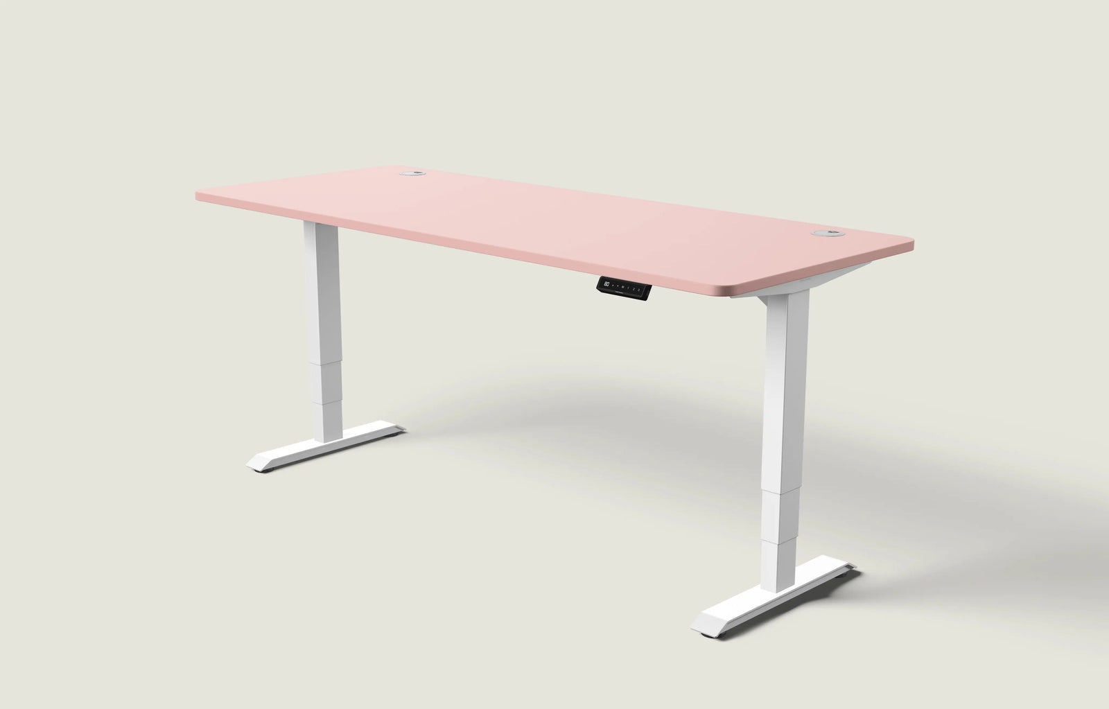Weiß / Gedecktes Rosa / 200x80 cm