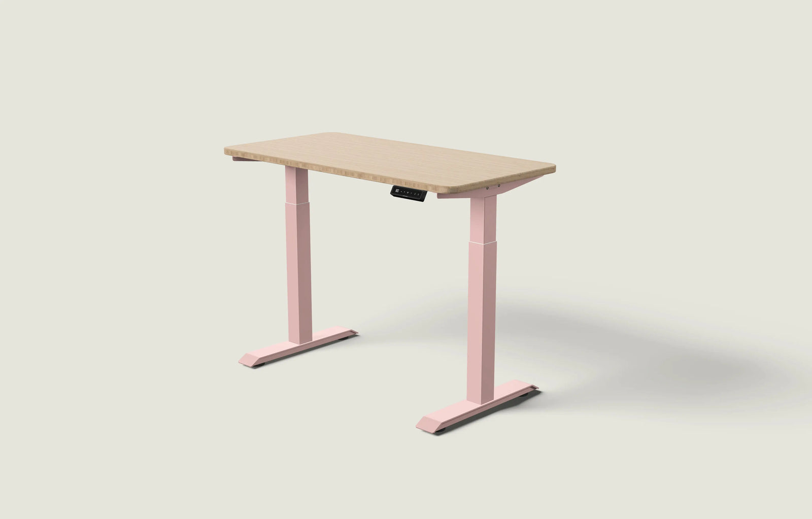 Gedecktes Rosa / Bambus / 120x60 cm