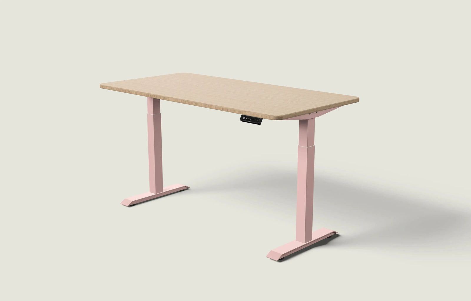 Gedecktes Rosa / Bambus / 160x80 cm