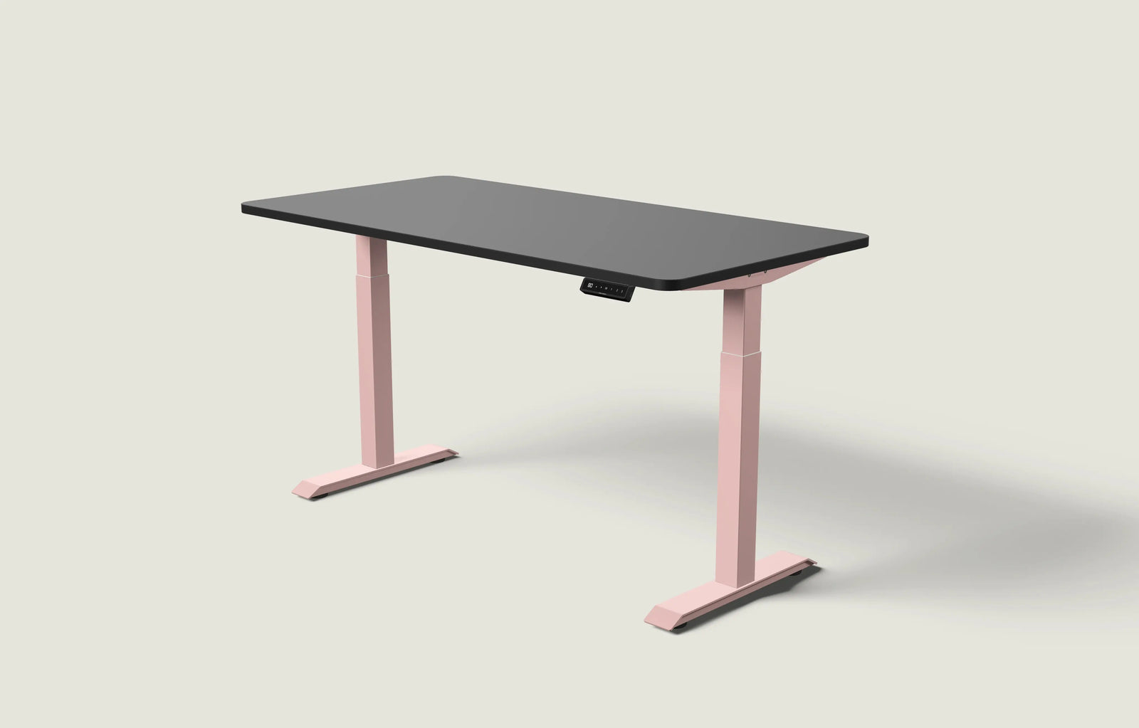 Gedecktes Rosa / Schwarz / 160x80 cm