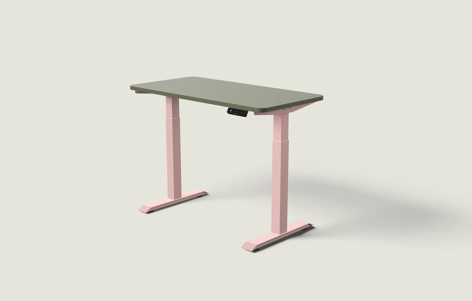 Gedecktes Rosa / Olivgrün / 120x60 cm