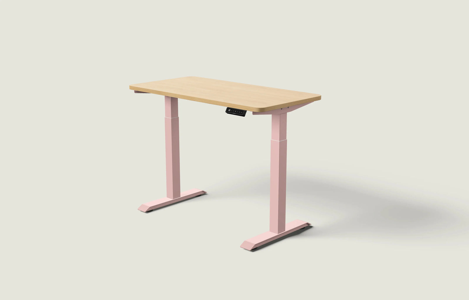 Gedecktes Rosa / Eiche / 120x60 cm