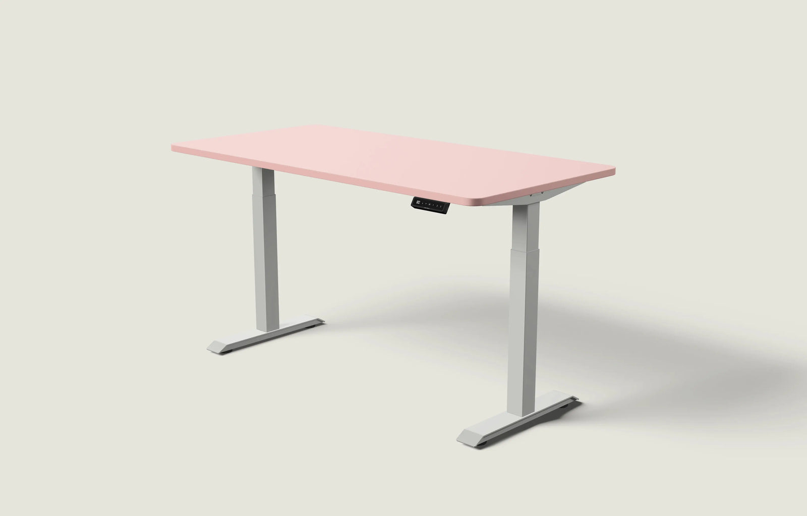 Grau / Gedecktes Rosa / 160x80 cm