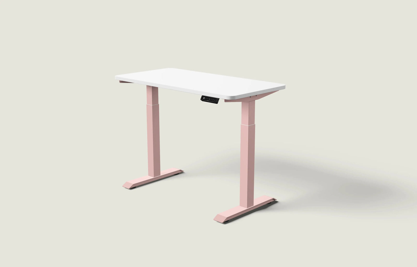 Gedecktes Rosa / Weiß / 120x60 cm